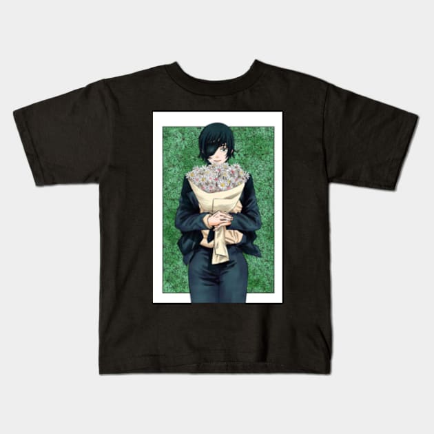 HIMENO MERCH VTG Kids T-Shirt by Diego Jiwananda